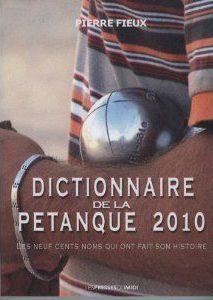 DICTIONNAIRE DE LA PETANQUE