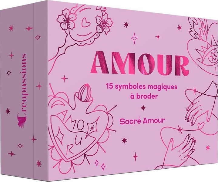 AMOUR - 15 SYMBOLES MAGIQUES A BRODER
