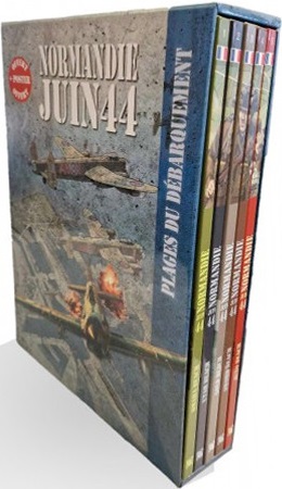 COFFRET OREP 5 BD NORMANDIE JUIN 44 : PLAGES (FR) - PLAGES DU DEBARQUEMENT