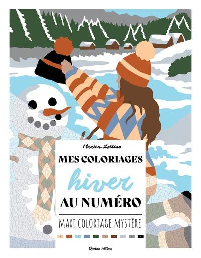 MES COLORIAGES AU NUMERO - HIVER