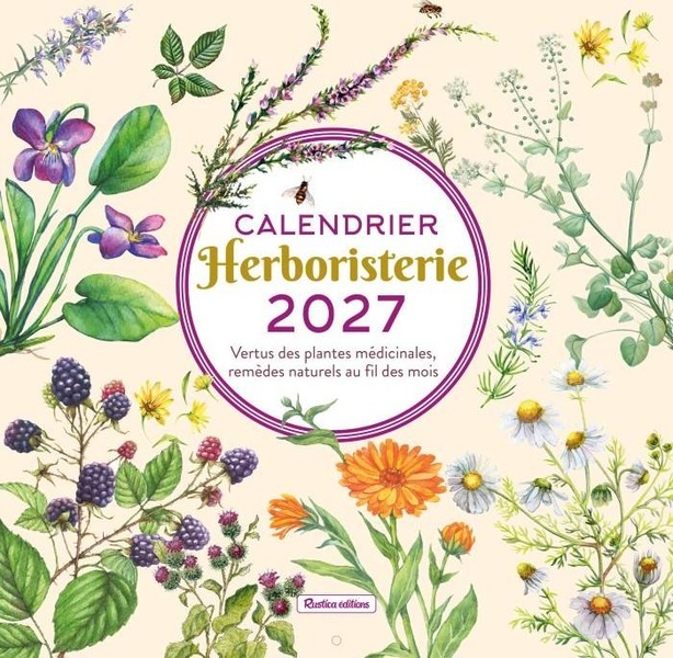 CALENDRIER MURAL HERBORISTERIE 2027
