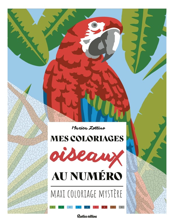 MES COLORIAGES OISEAUX AU NUMERO - NOUVELLE EDITION