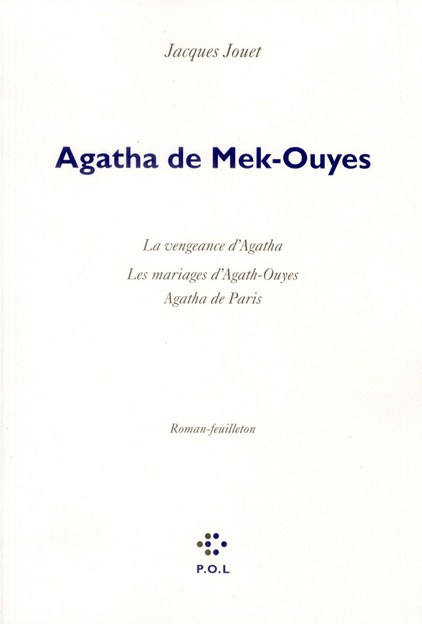 AGATHA DE MEK-OUYES - ROMAN-FEUILLETON