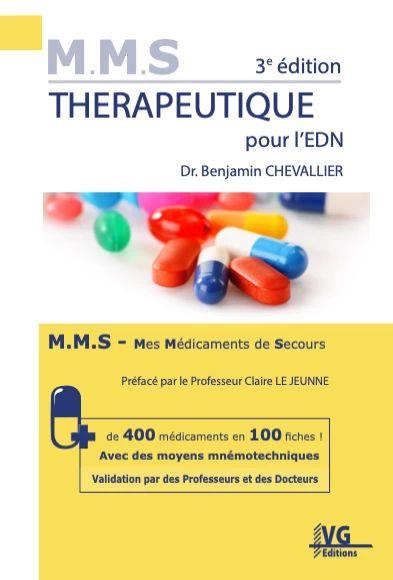 MMS THERAPEUTIQUE POUR L'EDN - MED MEDICAMENTS DE SECOURS