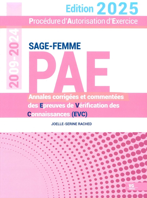 PAE SAGE FEMME ANNALES CORRIGEES EVC