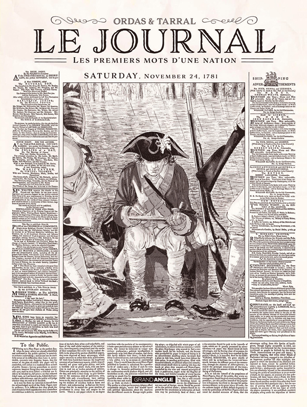 couverture du livre LE JOURNAL - T01 - LE JOURNAL - VOL. 01 - HISTOIRE COMPLETE - LES PREMIERS MOTS D'UNE NATION