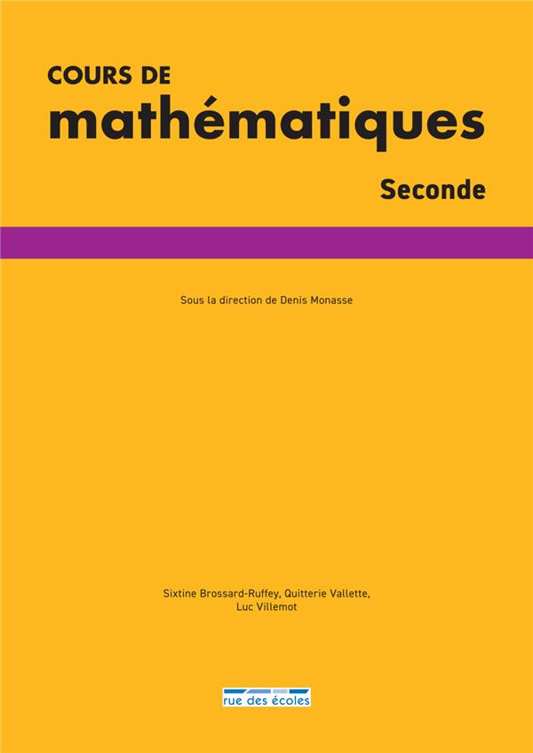 COURS ET EXERCICES DE MATHEMATIQUES SECONDE