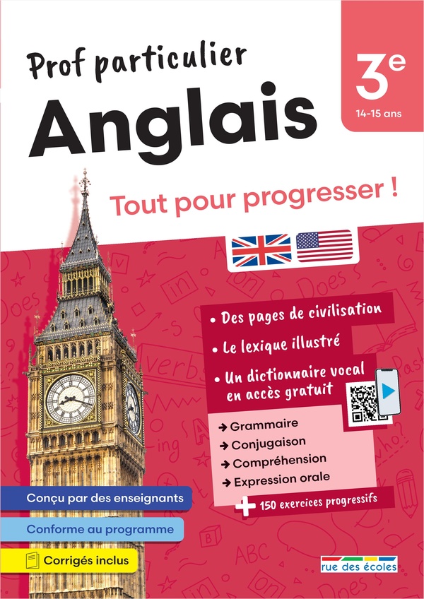 PROF PARTICULIER - ANGLAIS 3E - TOUT POUR PROGRESSER !