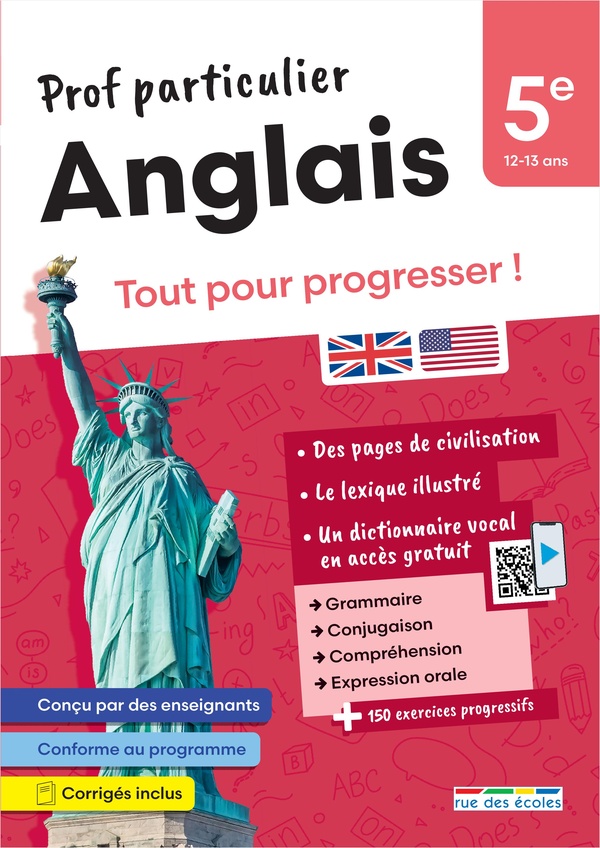 PROF PARTICULIER - ANGLAIS 5E - TOUT POUR PROGRESSER !