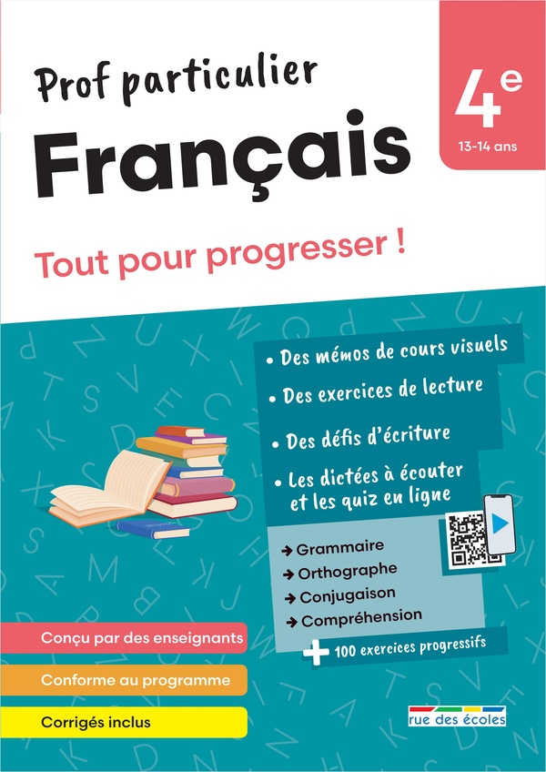PROF PARTICULIER - FRANCAIS 4E - TOUT POUR PROGRESSER !