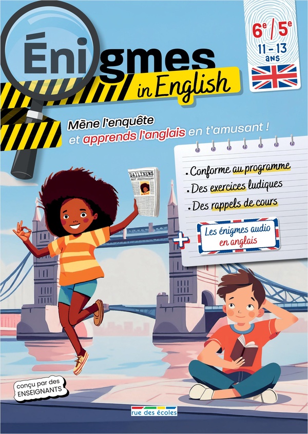 ENIGMES IN ENGLISH 6E-5E - MENE L'ENQUETE ET APPRENDS L'ANGLAIS EN T'AMUSANT !