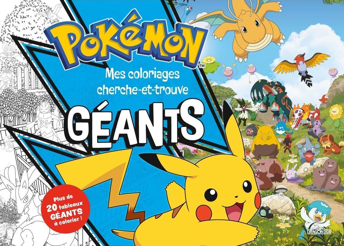 POKEMON - MES COLORIAGES GEANTS