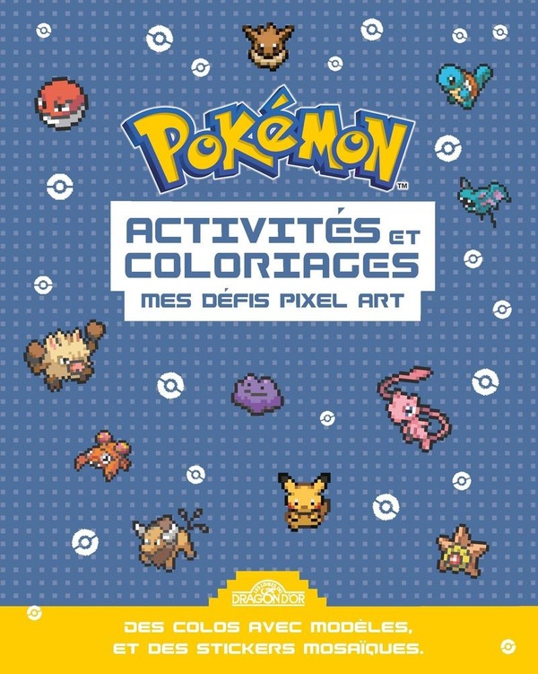 POKEMON - ACTIVITES ET COLORIAGES PIXEL 2