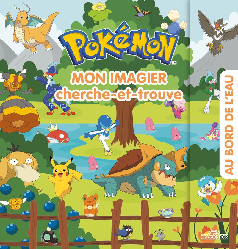 POKEMON - MON IMAGIER CHERCHE-ET-TROUVE - AU BORD DE L'EAU