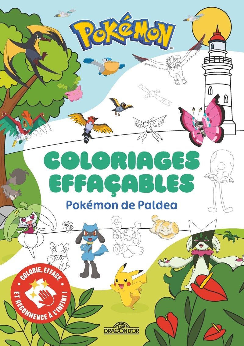 POKEMON DE PALDEA - COLORIAGES EFFACABLES