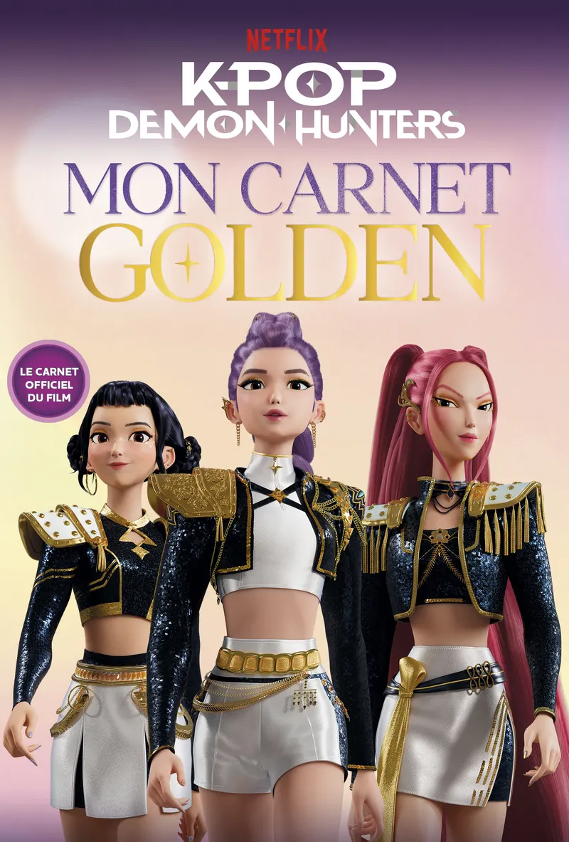 KPOP DEMON HUNTERS - MON CARNET GOLDEN - OFFICIEL