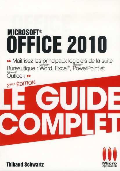 GUIDE COMPLET POCHE OFFICE 2010