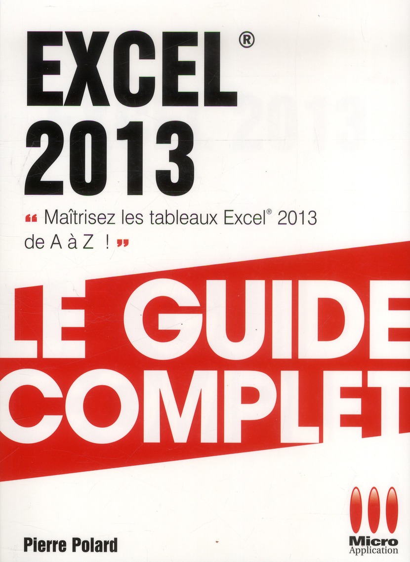 GUIDE COMPLET EXCEL 2013