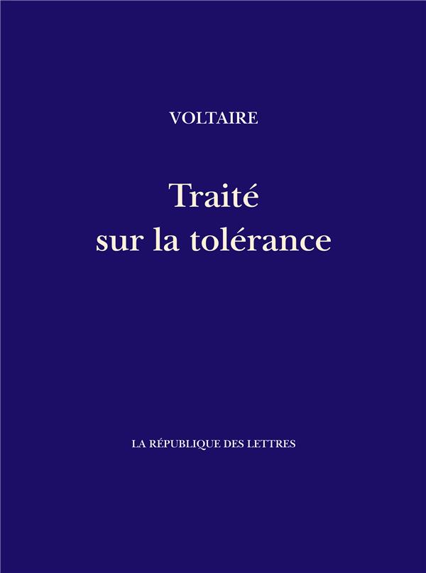 TRAITE SUR LA TOLERANCE