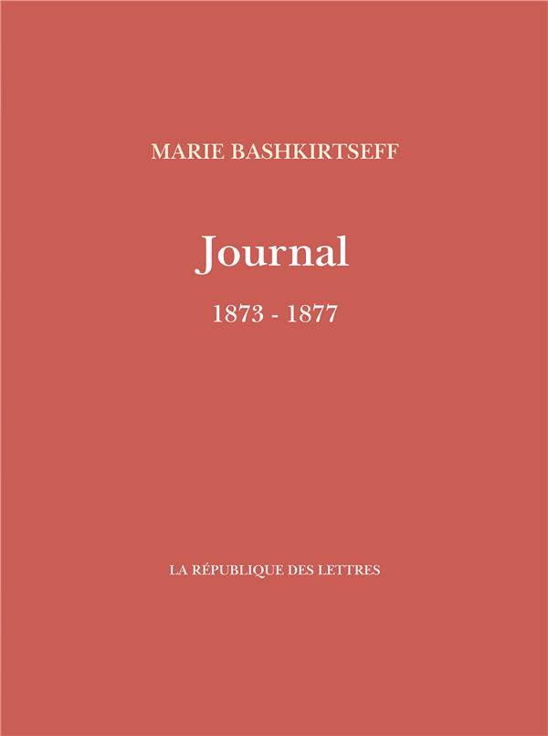 JOURNAL DE MARIE BASHKIRTSEFF