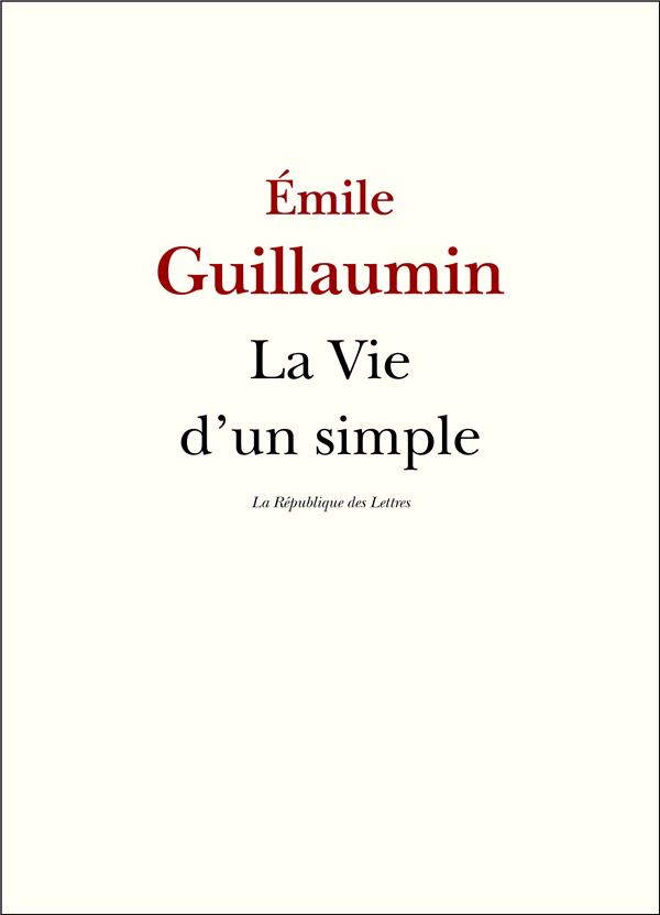 LA VIE D'UN SIMPLE