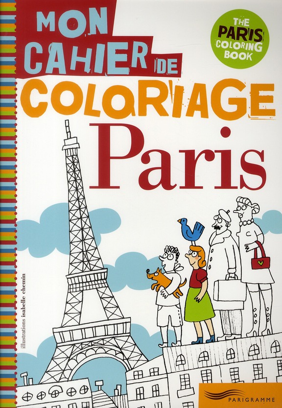 PARIS MON CAHIER DE COLORIAGE