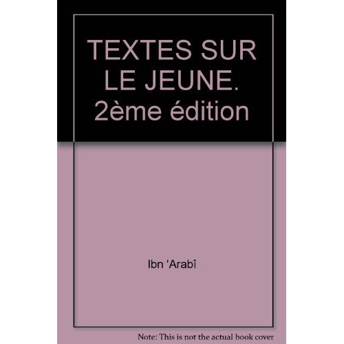 TEXTES SUR LE JEUNE