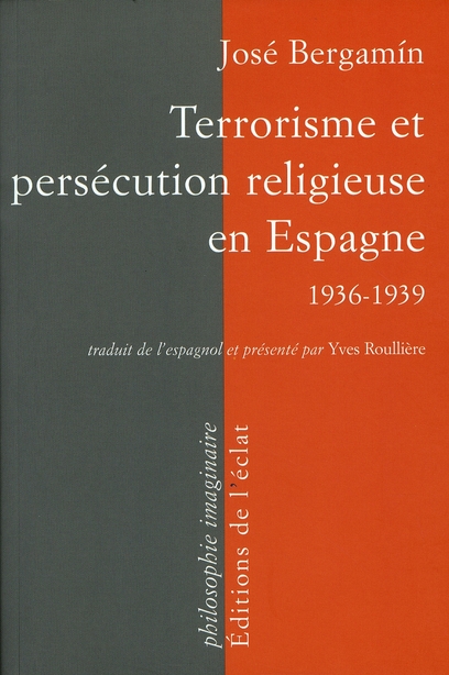 TERRORISME ET PERSECUTION RELIGIEUSE EN ESPAGNE 1936/39