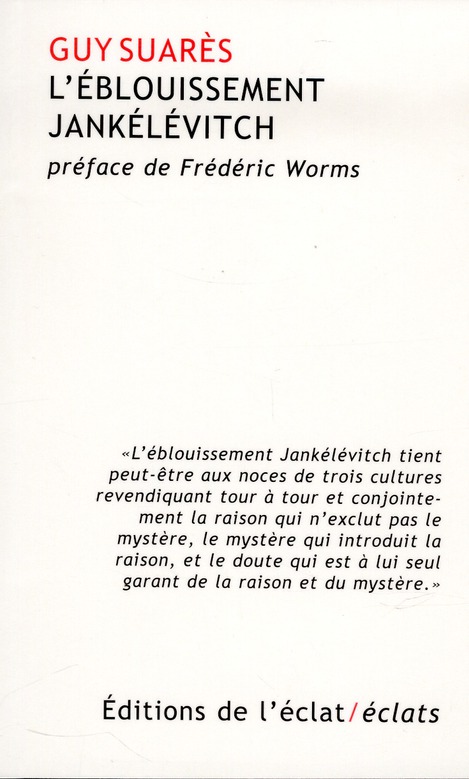 L'EBLOUISSEMENT JANKELEVITCH