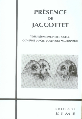 PRESENCE DE JACCOTTET