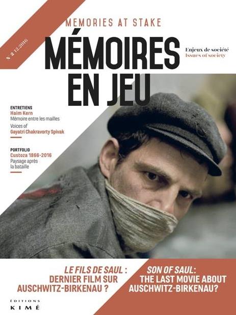 MEMOIRES EN JEU N 2 - LE FILS DE SAUL : DERNIER FILM SUR AUS..