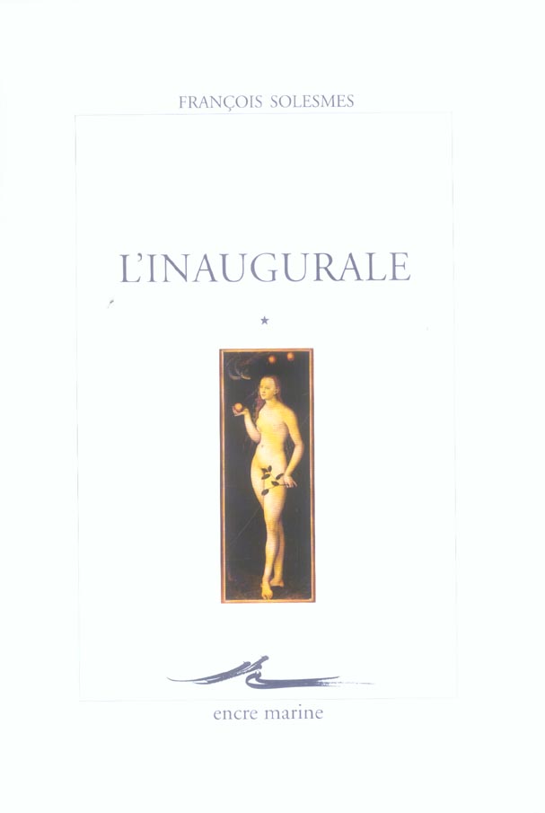 INAUGURALE (L')
