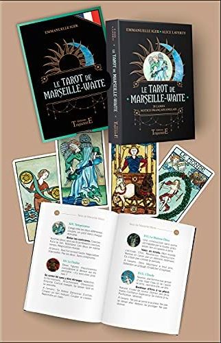 LE TAROT DE MARSEILLE WAITE - BILINGUE FRANCAIS/ANGLAIS - COFFRET