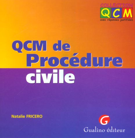 QCM DE PROCEDURE CIVILE