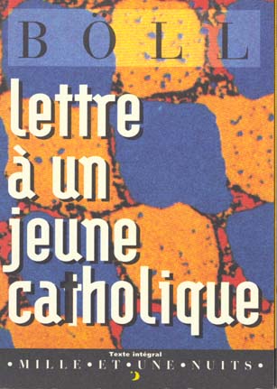 LETTRE A UN JEUNE CATHOLIQUE
