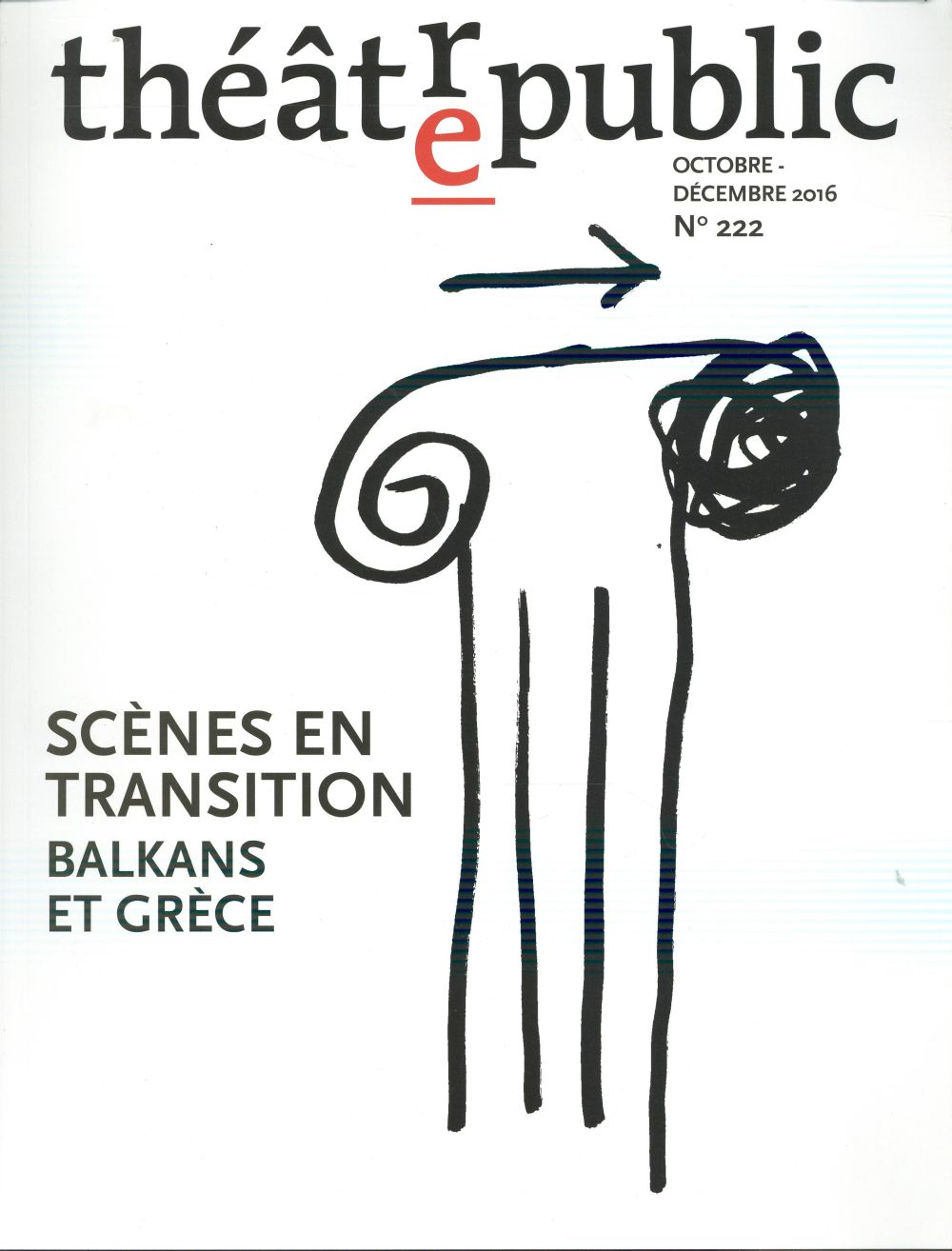 THEATRE PUBLIC N222 - SCENES EN TRANSITION BALKANS ET GRECE