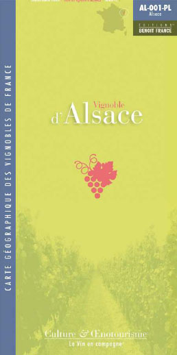 VIGNOBLE D'ALSACE (200) CARTE PLIEE