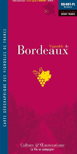 VIGNOBLE DE BORDEAUX (200) CARTE PLIEE