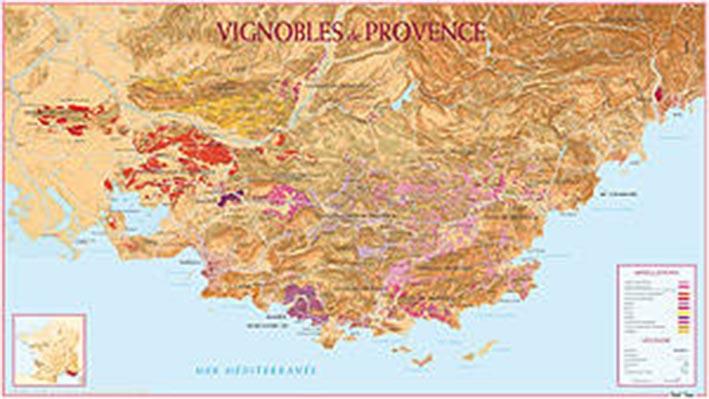 VIGNOBLE DE PROVENCE POSTER77 X 44