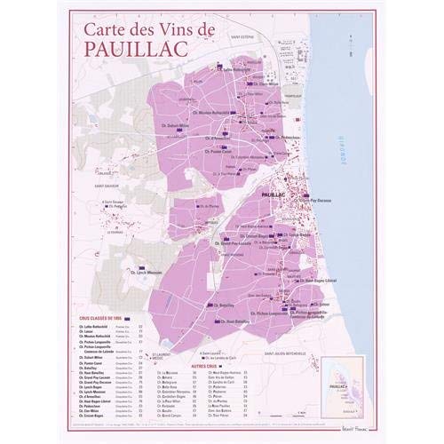 CARTE DES VINS DE PAUILLAC