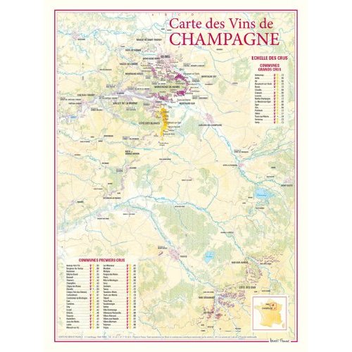 CARTE DES VINS DE CHAMPAGNE