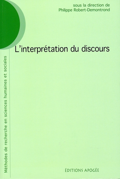 L'INTERPRETATION DU DISCOURS
