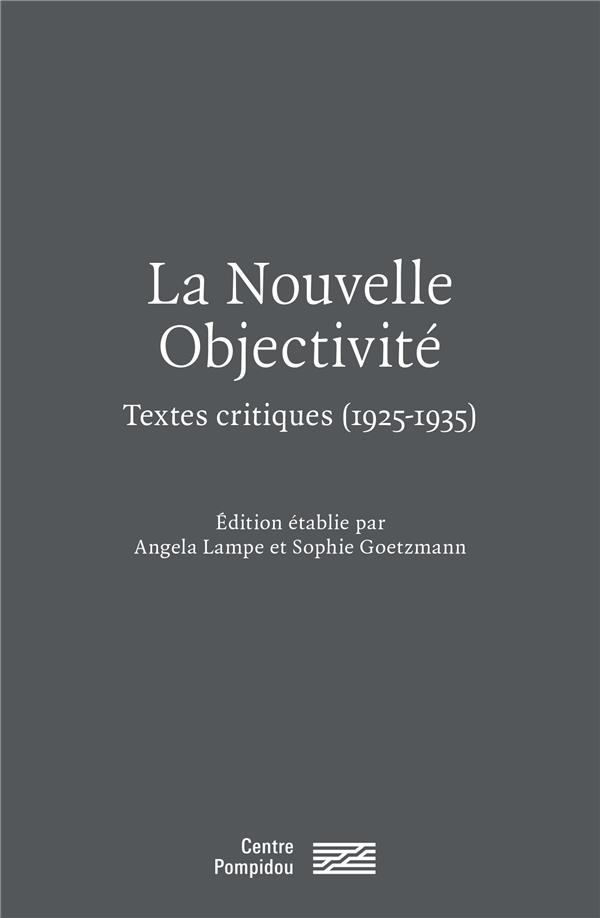 LA NOVELLE OBJECTIVITE - ANTHOLOGIE