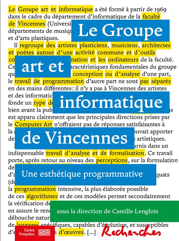 COLLECTION RECHERCHES 2 - GAIV GROUPE ART ET INFORMATIQUE DE VINCENNES