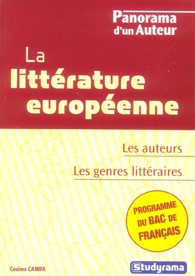 LITTERATURE EUROPEENNE - BAC FRANCAIS