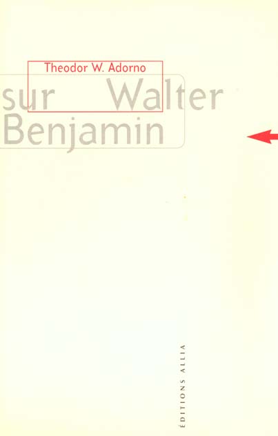 SUR WALTER BENJAMIN