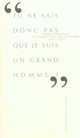 TU NE SAIS DONC PAS QUE JE SUIS UN GRAND HOMME