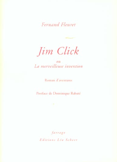 JIM CLICK OU LA MERVEILLEUSE INVENTION