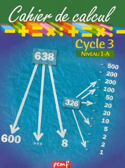 CAHIER DE CALCUL CYCLE 3 NIVEAU 1A