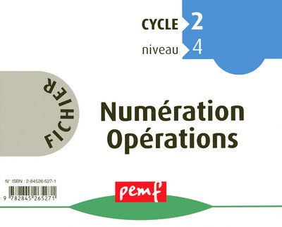 FICHIER NUMERATION-OPERATIONS CE1 NIVEAU 1 FICHIER 3